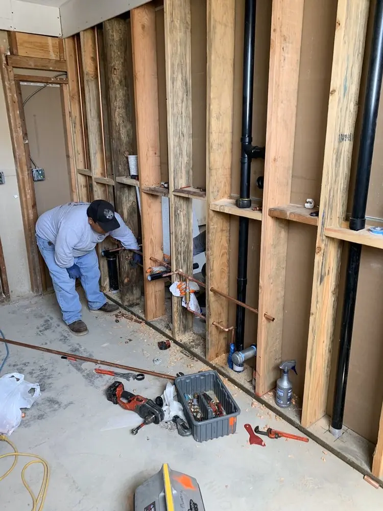 Commercial rough-in plumbing for Commercial Plumbing in Orlando